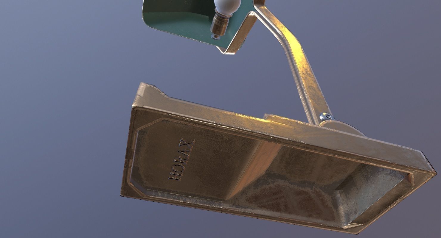 Desk Lamp Game Ready Low-poly 3D model_13