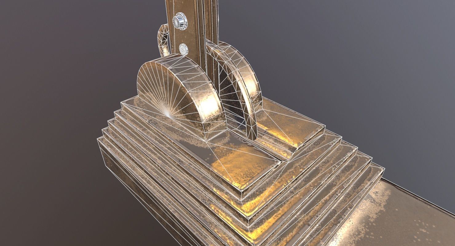 Desk Lamp Game Ready Low-poly 3D model_29