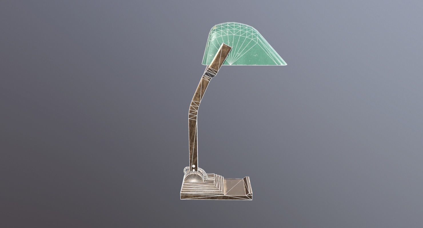 Desk Lamp Game Ready Low-poly 3D model_21