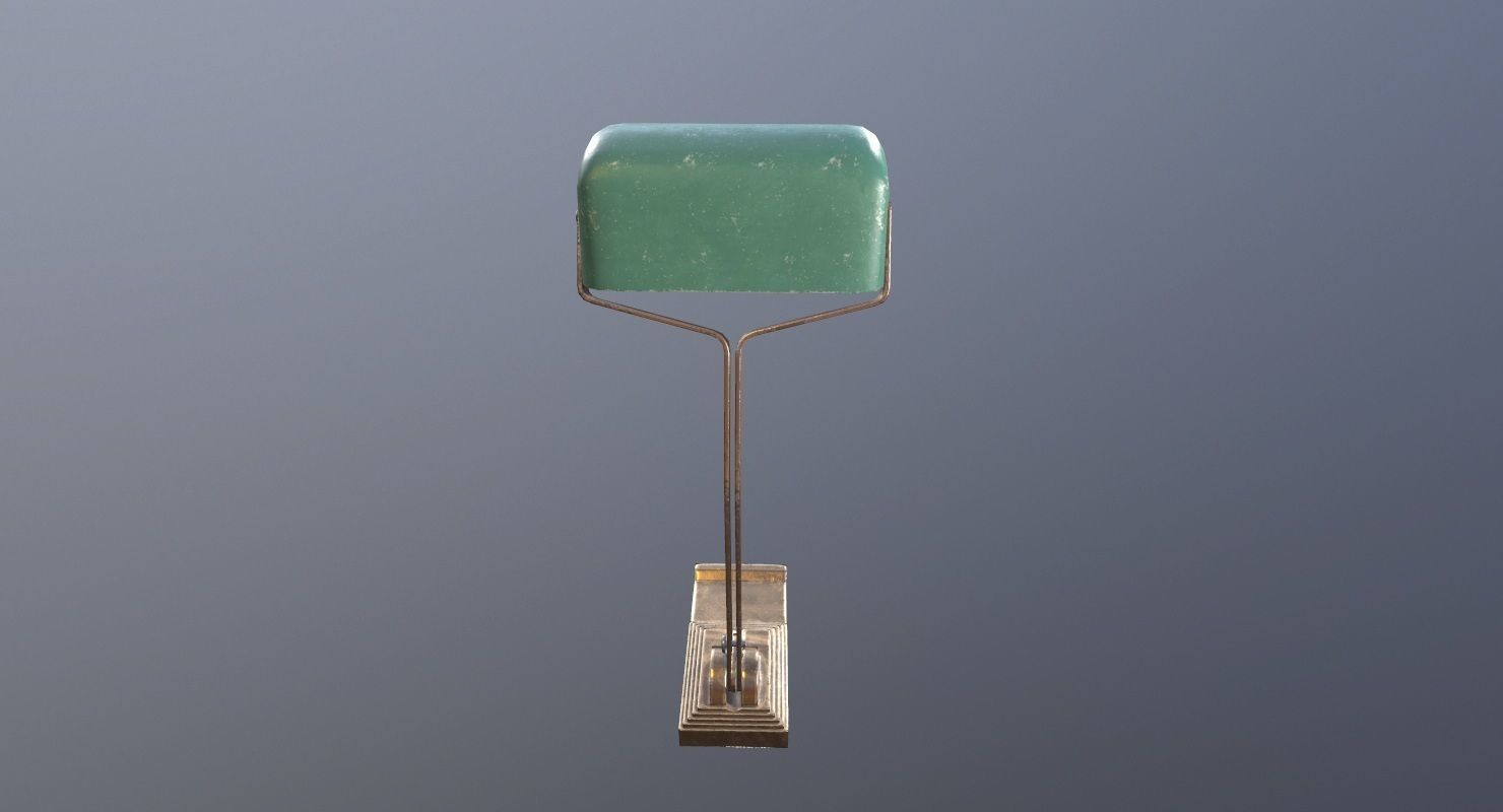 Desk Lamp Game Ready Low-poly 3D model_3