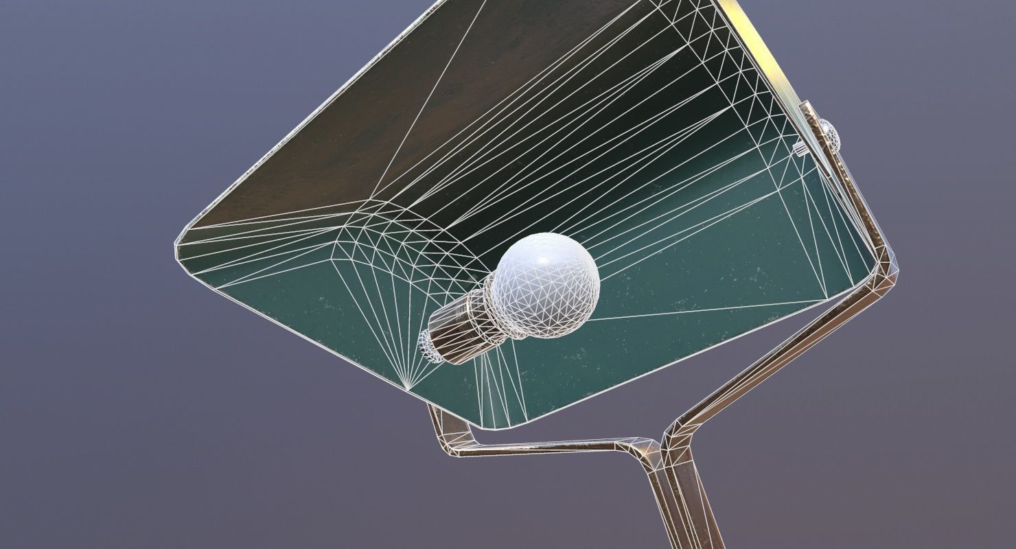 Desk Lamp Game Ready Low-poly 3D model_32