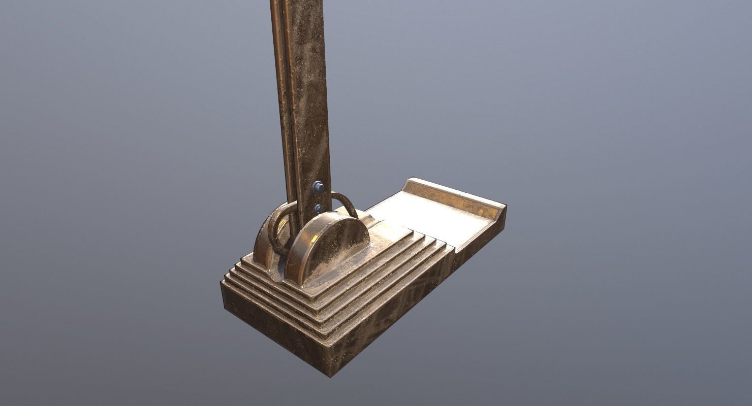 Desk Lamp Game Ready Low-poly 3D model_8