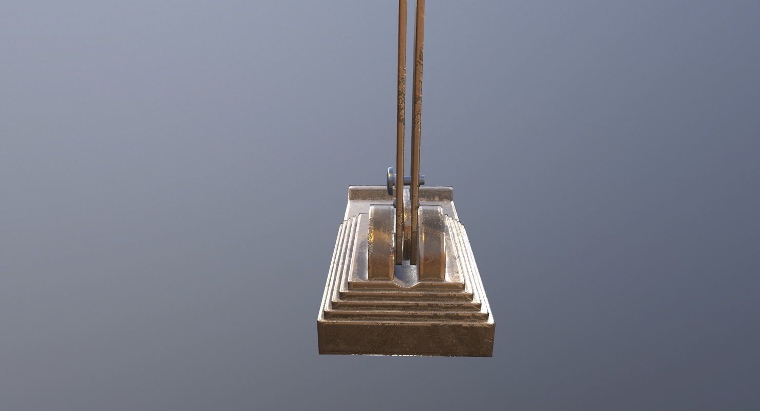 Desk Lamp Game Ready Low-poly 3D model_9