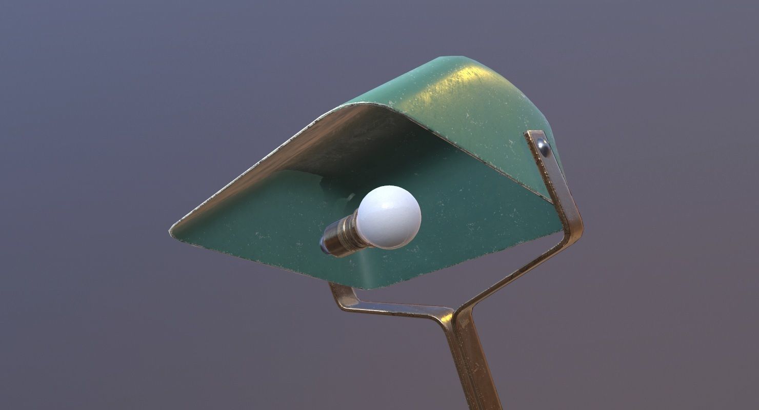 Desk Lamp Game Ready Low-poly 3D model_17