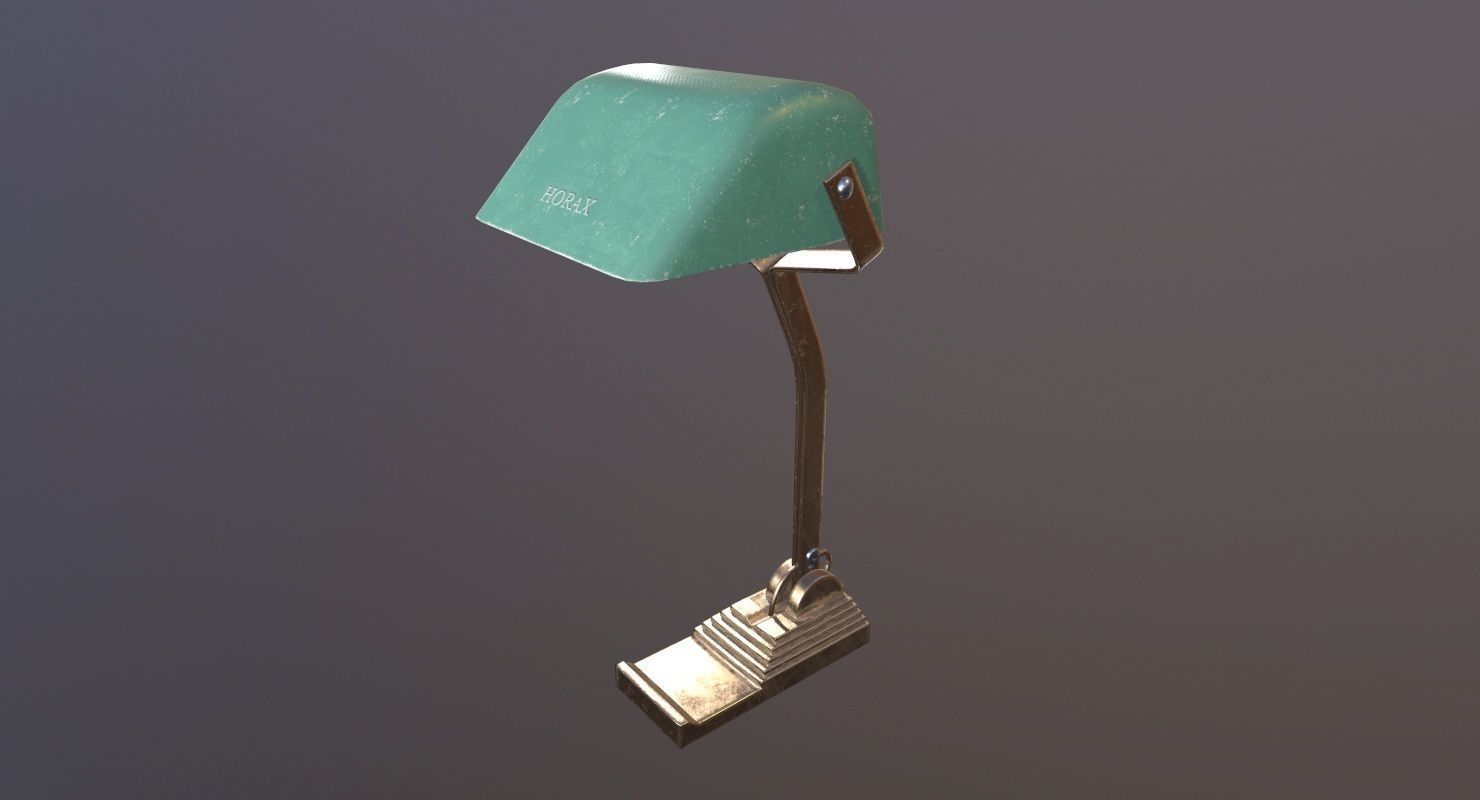 Desk Lamp Game Ready Low-poly 3D model_1
