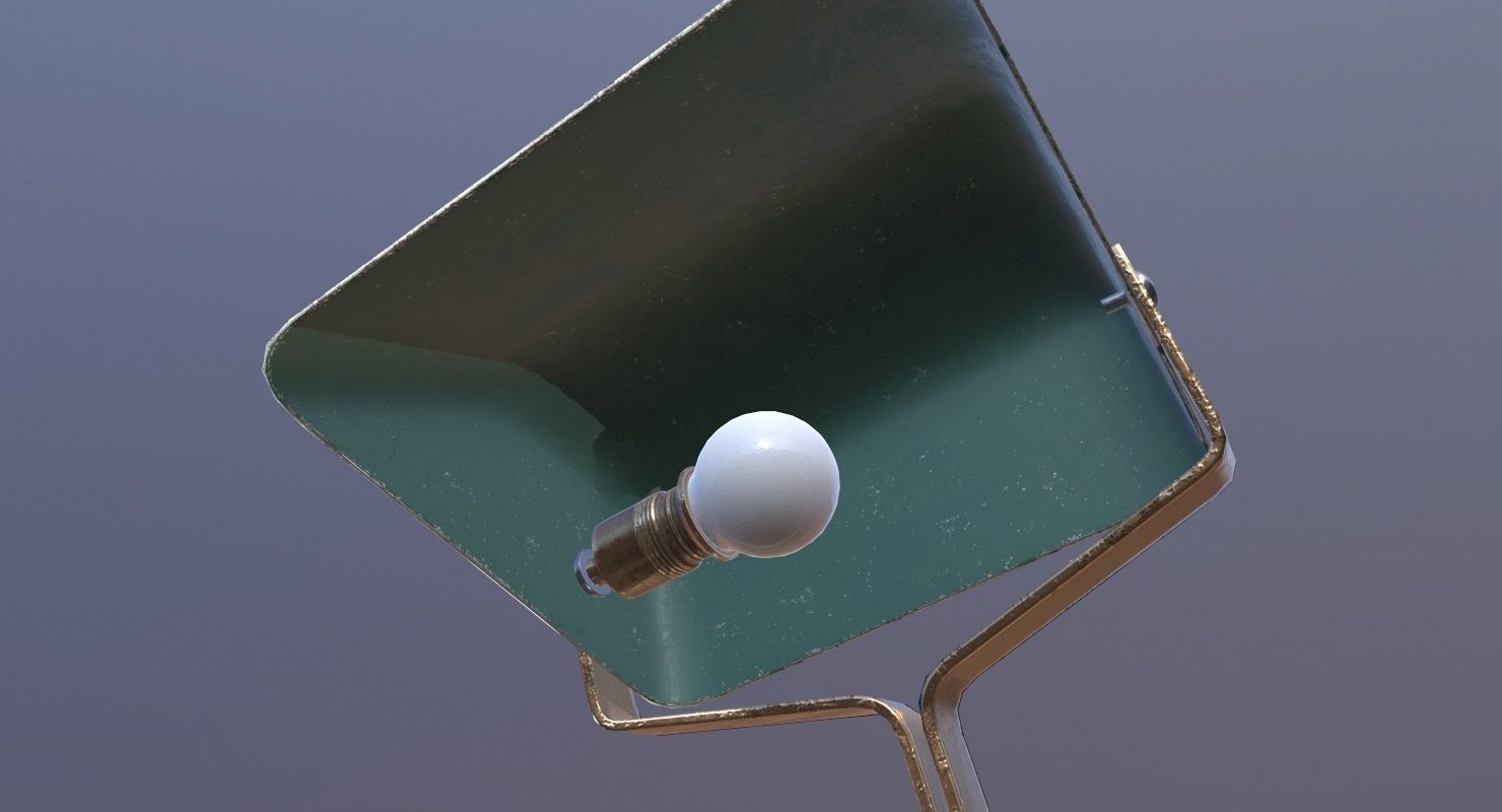Desk Lamp Game Ready Low-poly 3D model_15