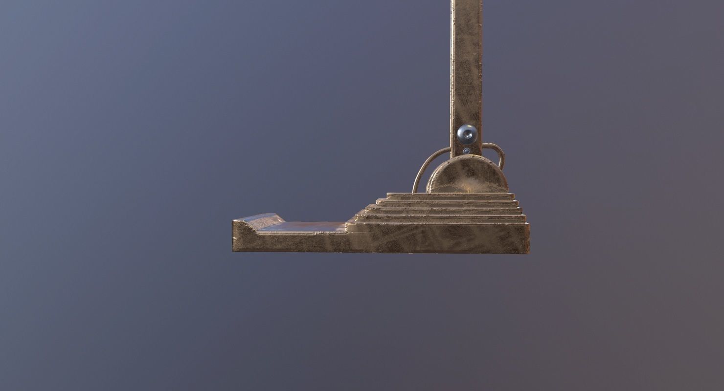 Desk Lamp Game Ready Low-poly 3D model_11