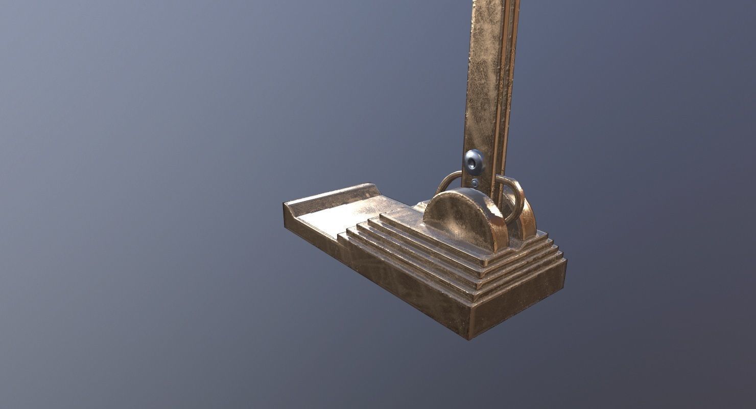 Desk Lamp Game Ready Low-poly 3D model_10