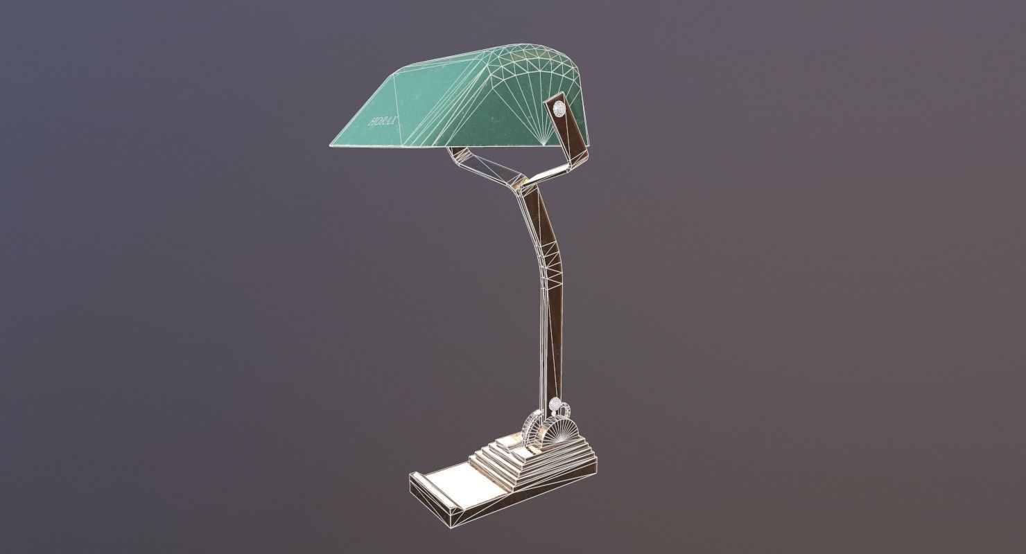 Desk Lamp Game Ready Low-poly 3D model_18