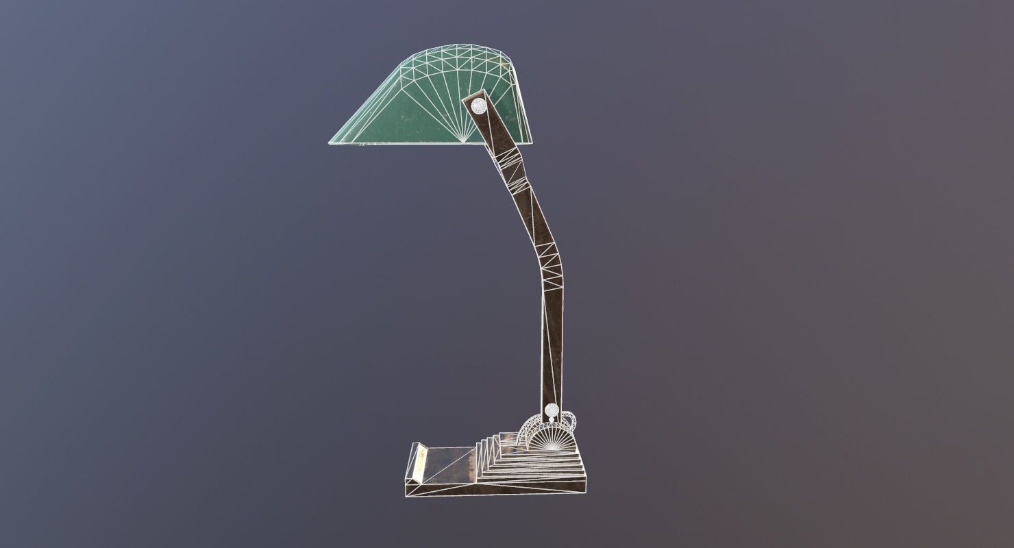 Desk Lamp Game Ready Low-poly 3D model_19