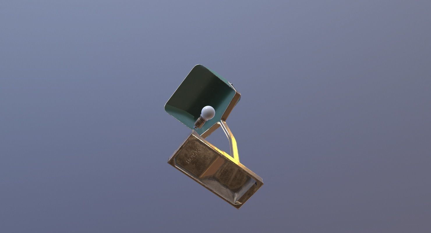 Desk Lamp Game Ready Low-poly 3D model_6