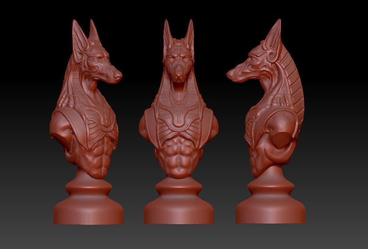 Knight of Egypt - One Figure 3D print model_1