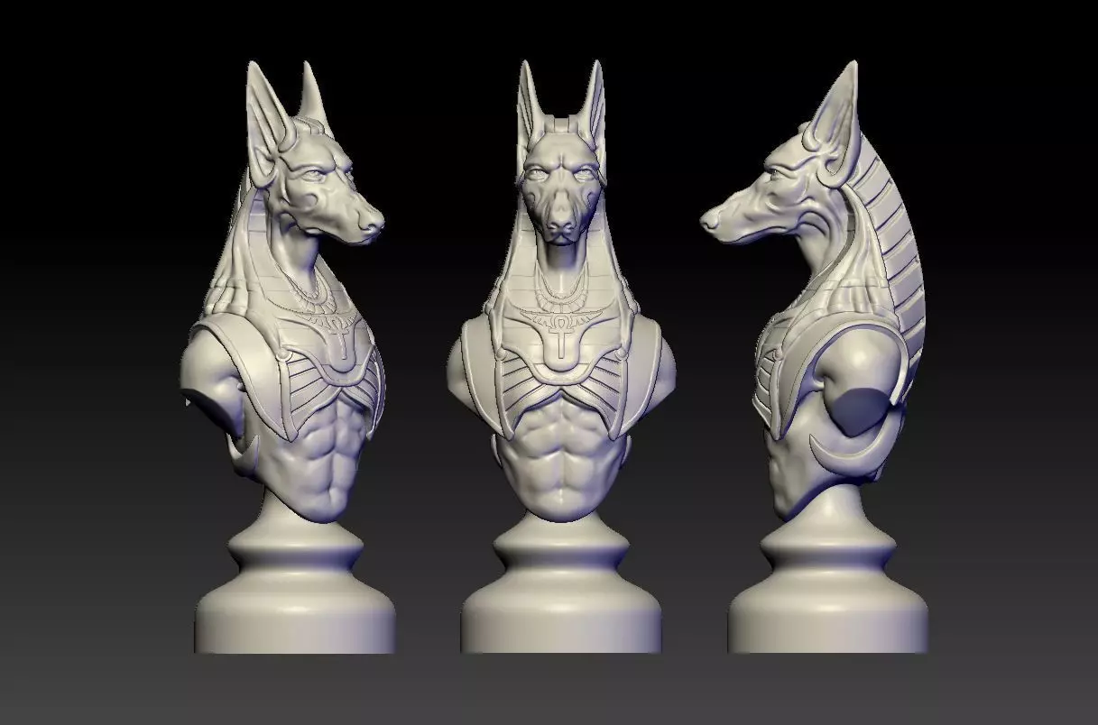 Knight of Egypt - One Figure 3D print model_0