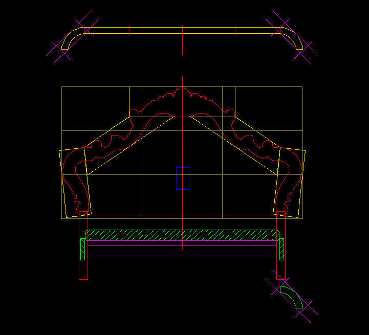  Furniture  3D relief models 3D print model_9