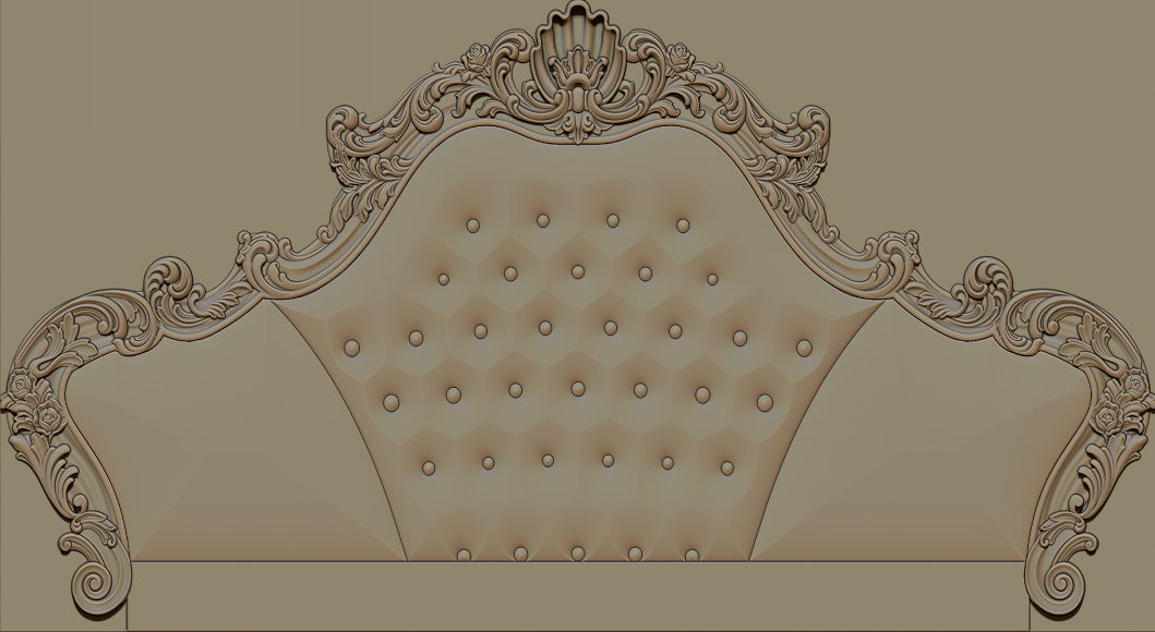  Furniture  3D relief models 3D print model_2