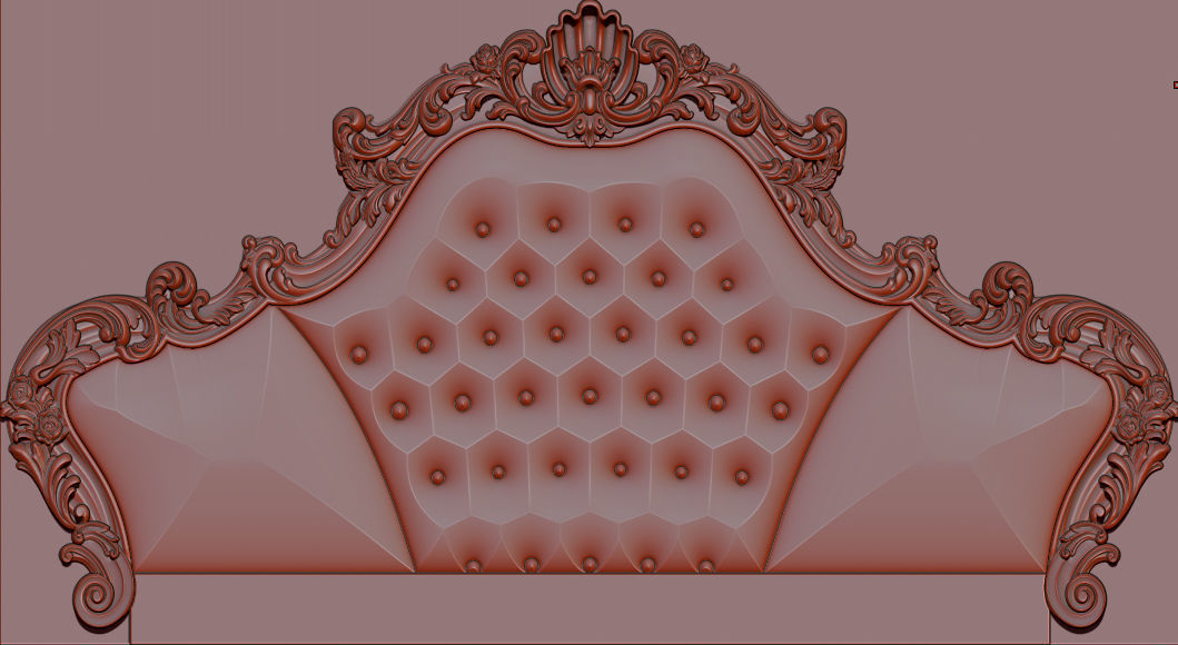  Furniture  3D relief models 3D print model_7