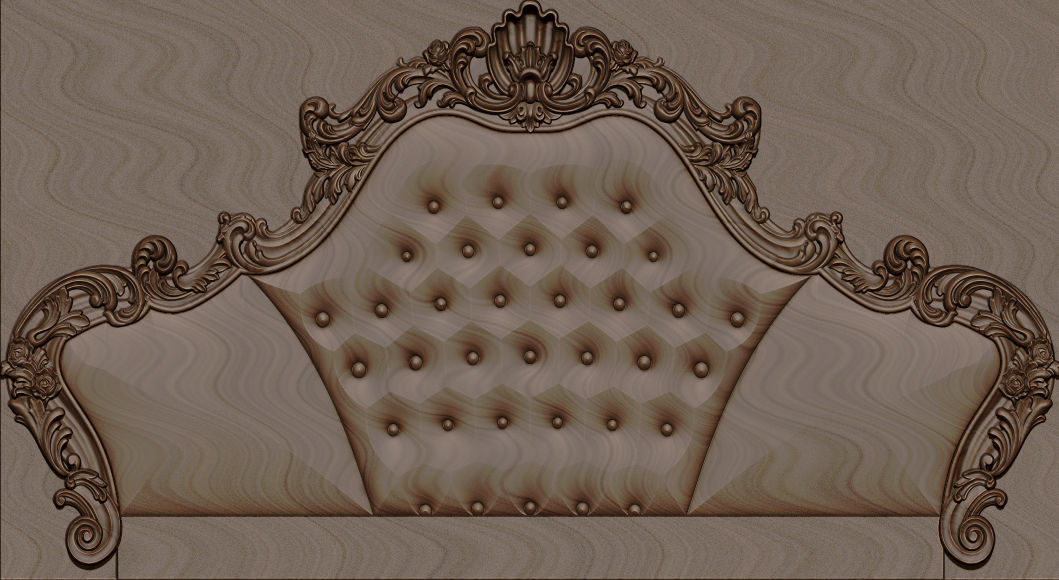  Furniture  3D relief models 3D print model_1
