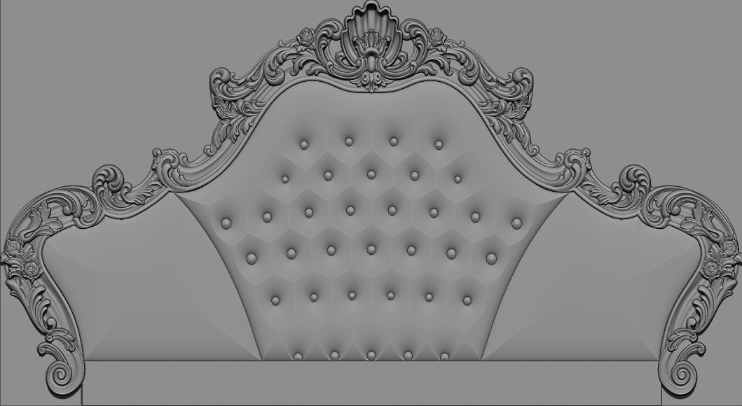  Furniture  3D relief models 3D print model_4