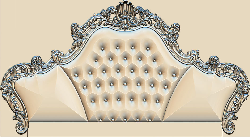  Furniture  3D relief models 3D print model_8