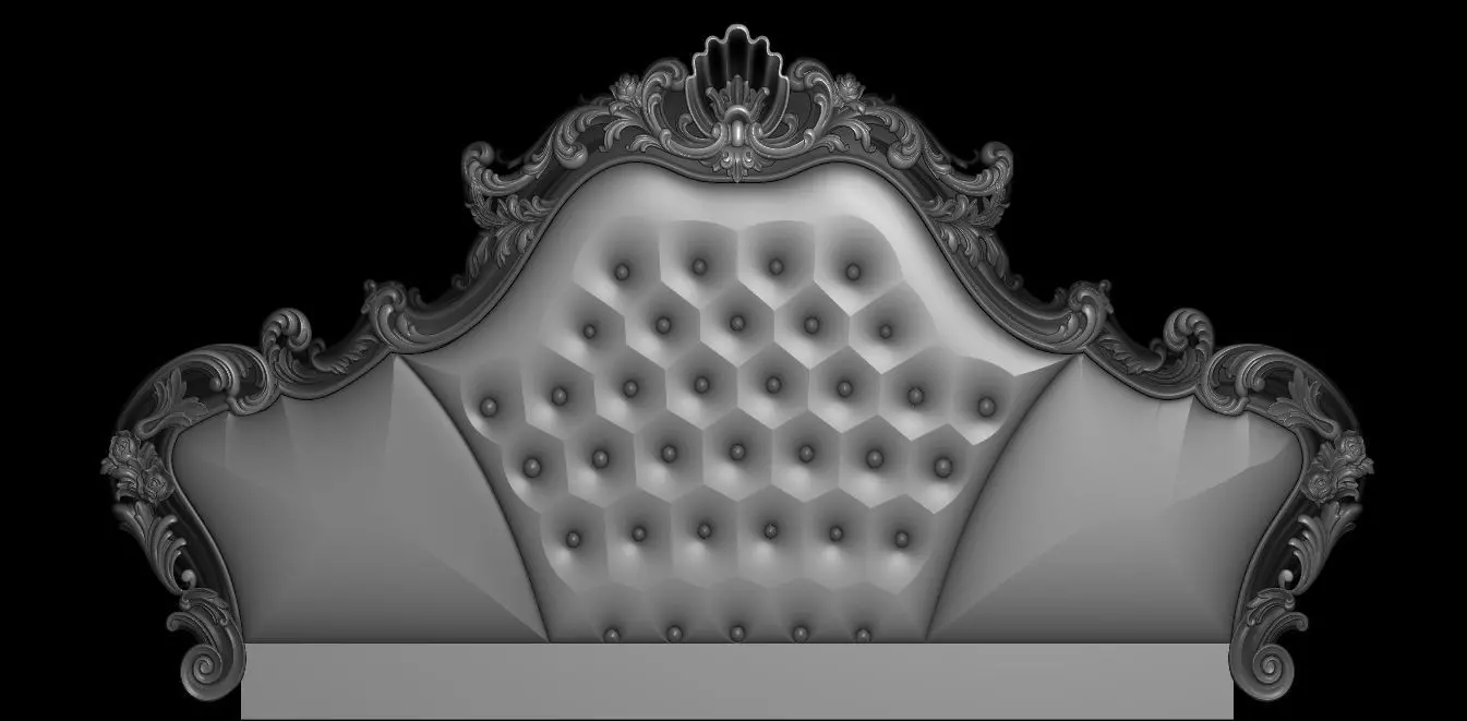  Furniture  3D relief models 3D print model_0