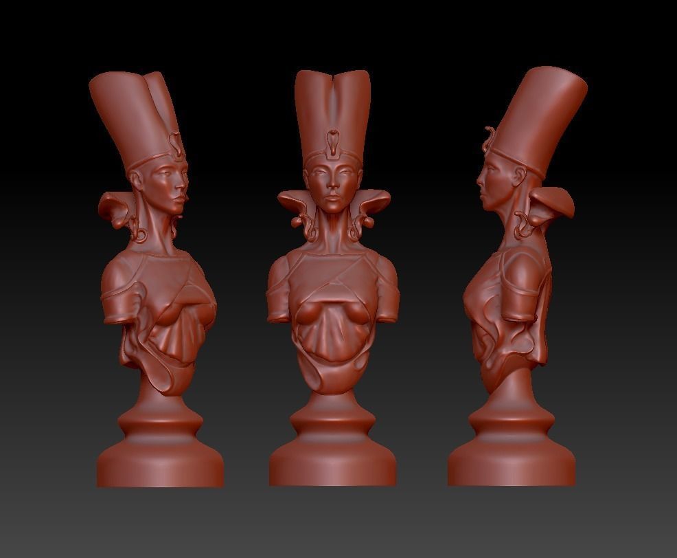Princess of Egypt - One Figure 3D print model_1