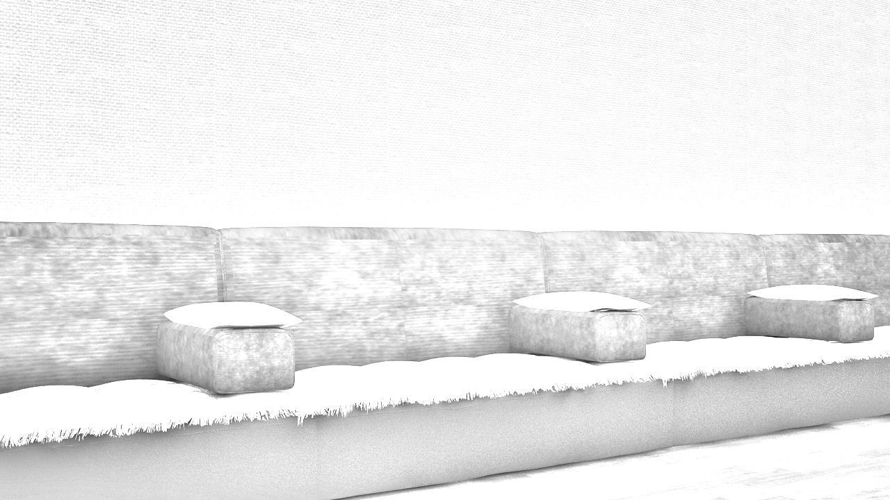 Arabic seating Free 3D model_8