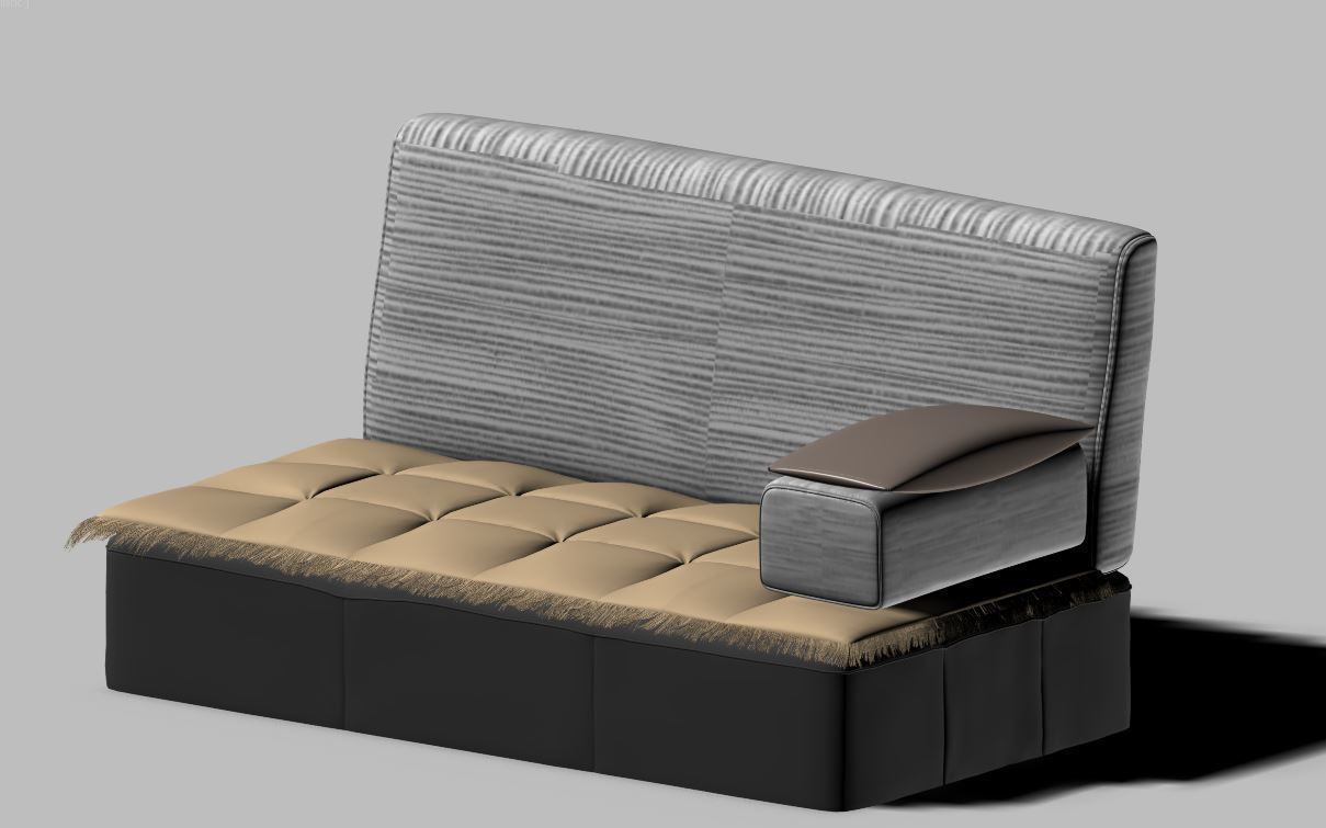 Arabic seating Free 3D model_4