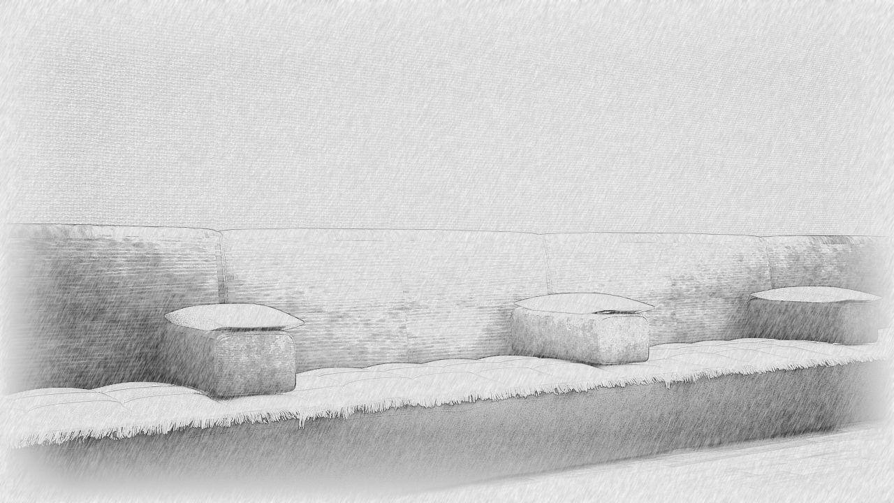 Arabic seating Free 3D model_9