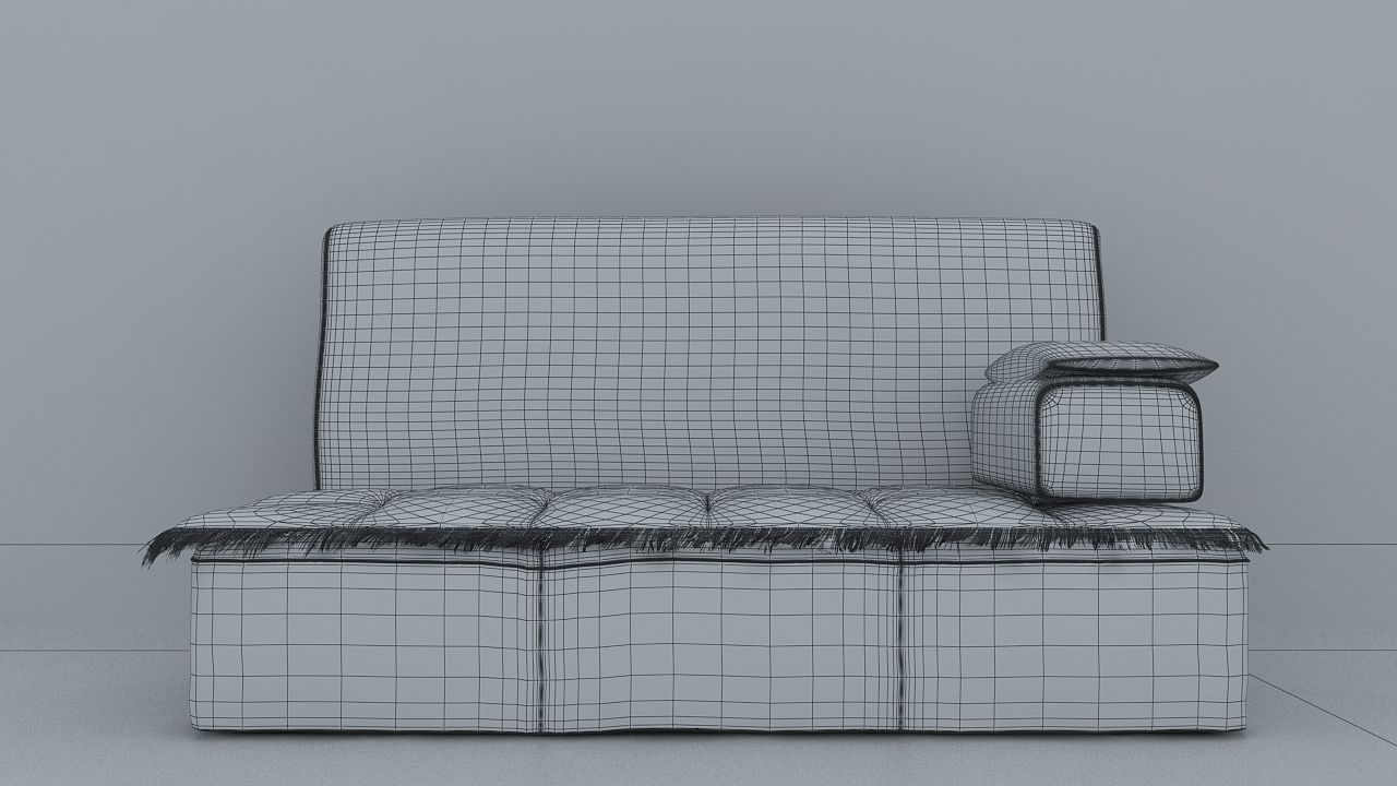 Arabic seating Free 3D model_1