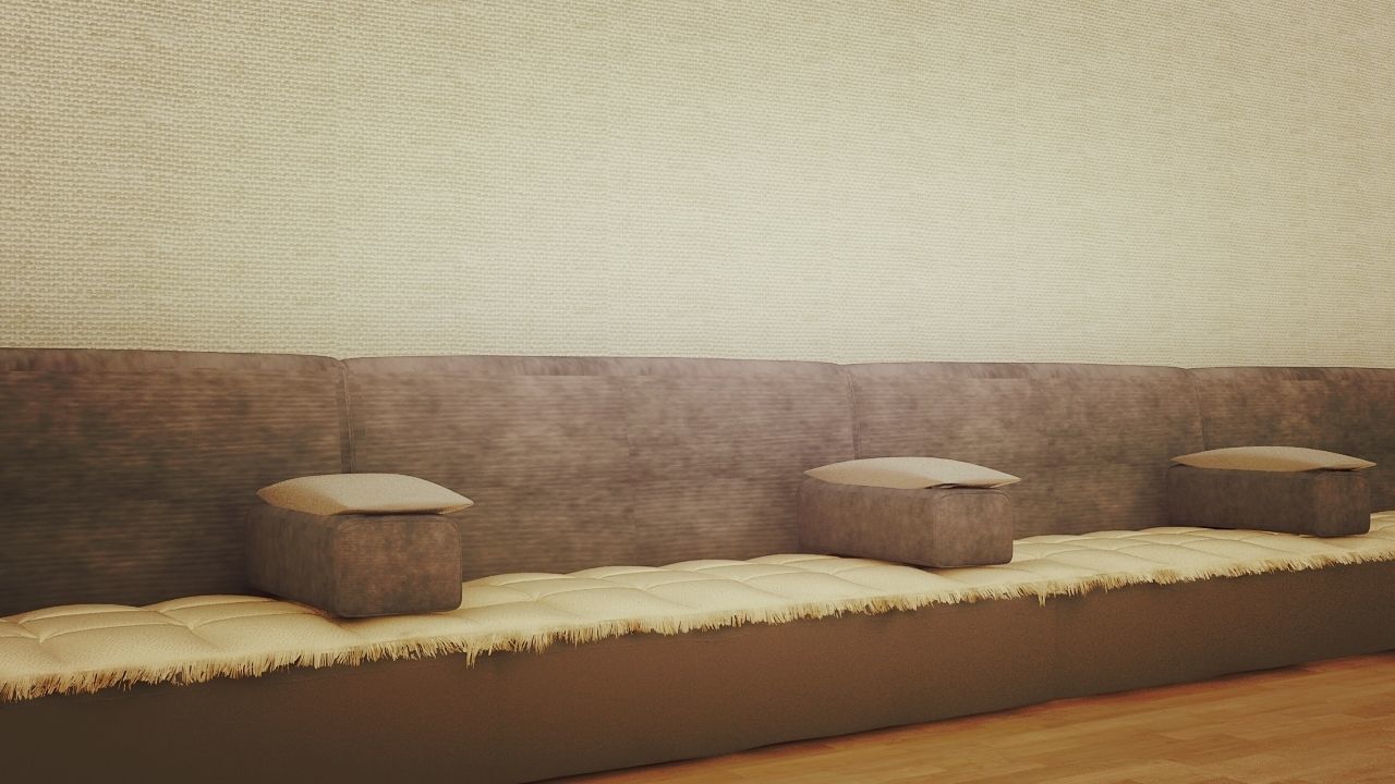 Arabic seating Free 3D model_11