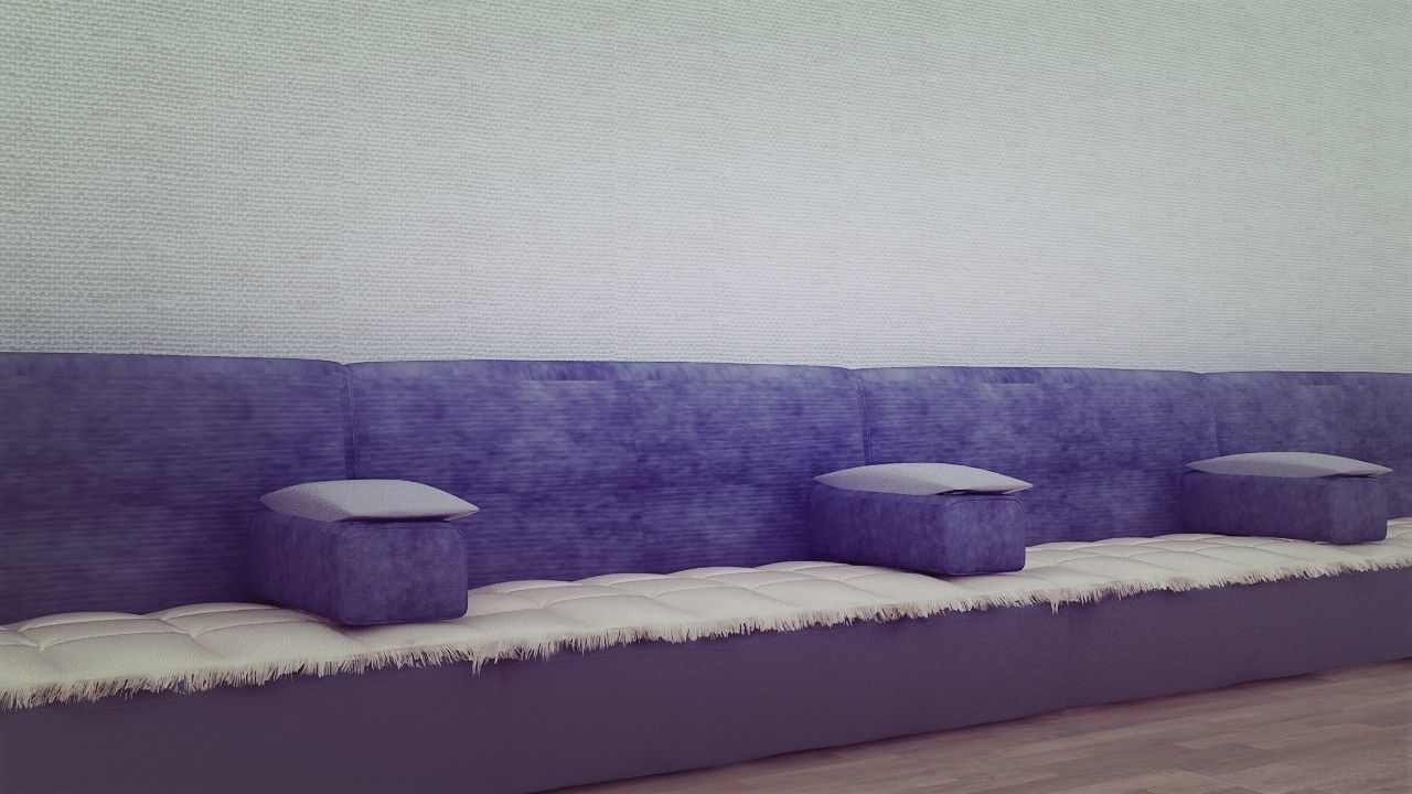 Arabic seating Free 3D model_10