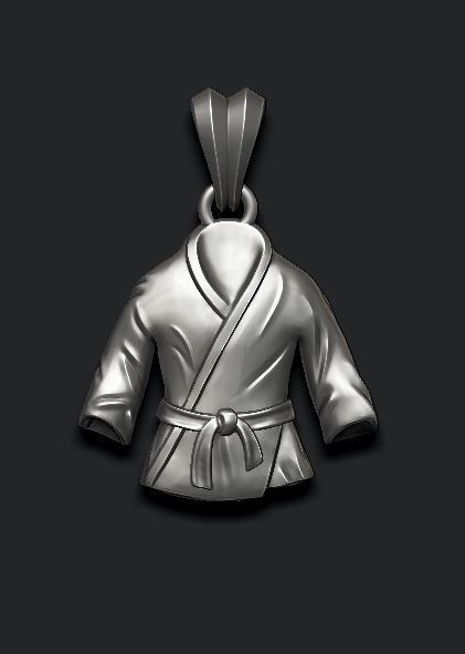 Kimono pendant 3D print model_1