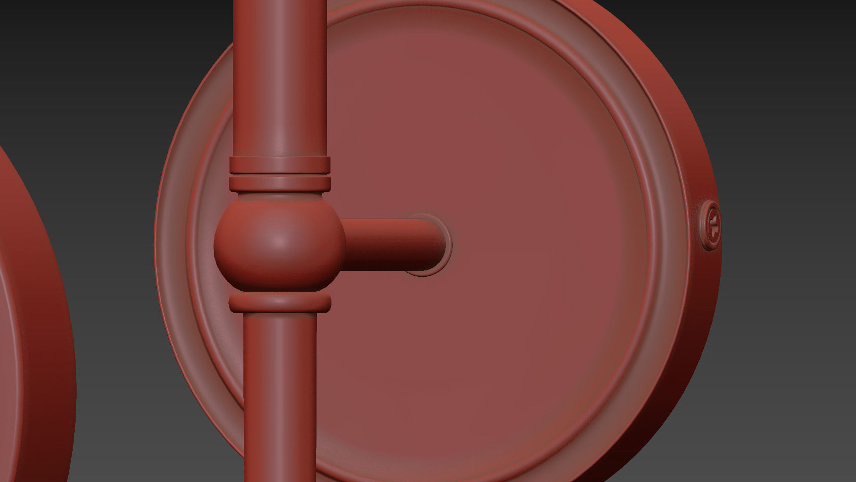 Greta Gooseneck and Sweetie Wall Sconce 3D model_6