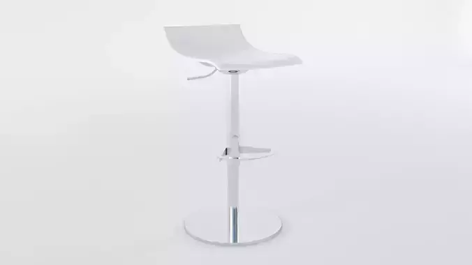 X-Treme-B Barstool Low-poly 3D model