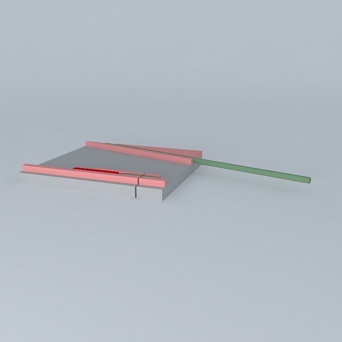 Kreg Pocket Hole Plug Jig Free 3D model_1