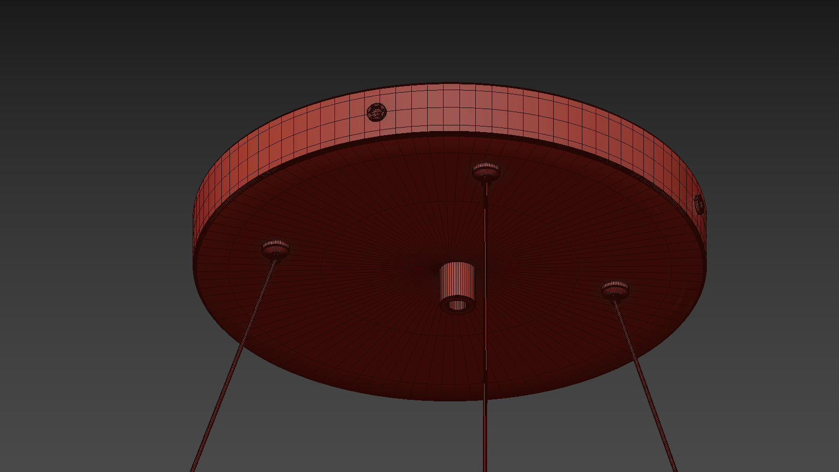 Ribbon LED Ceiling Pendant by Heals 3D model_5