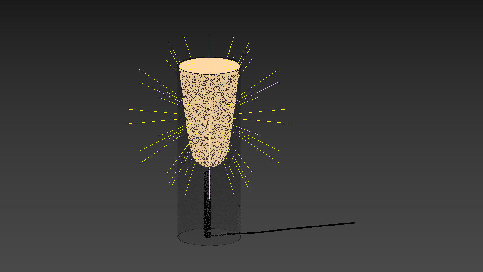 Toobe Table Lamp by Kartell 3D model_1