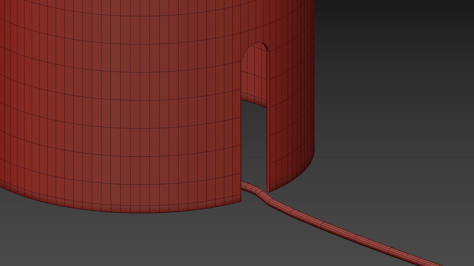 Toobe Table Lamp by Kartell 3D model_4