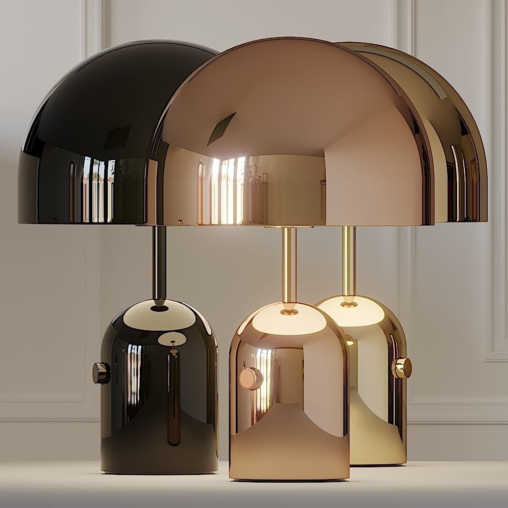  Bellhop Bicoca and Bell Table Lamps in Several Colors 3D model_2