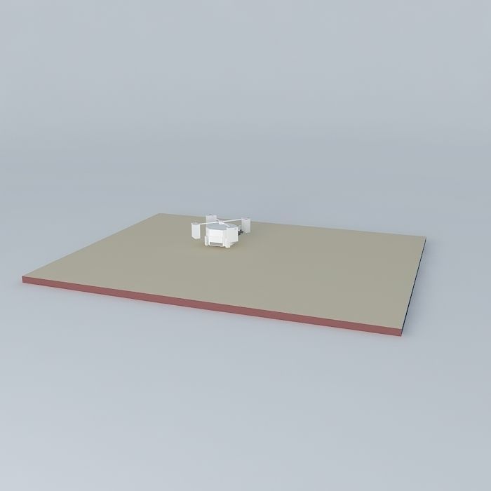 Landing Craft With Thrust and Stability Control Free 3D model_1