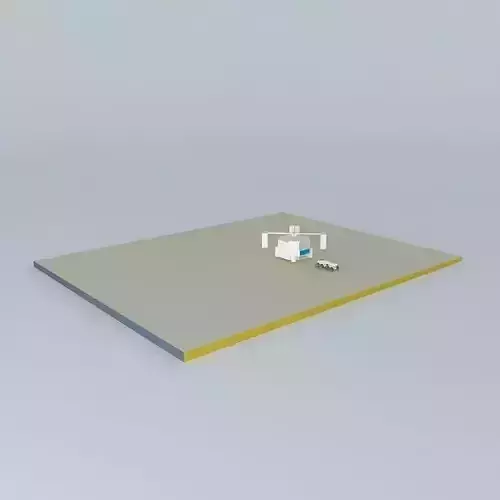 Landing Craft With Thrust and Stability Control  Free 3D model