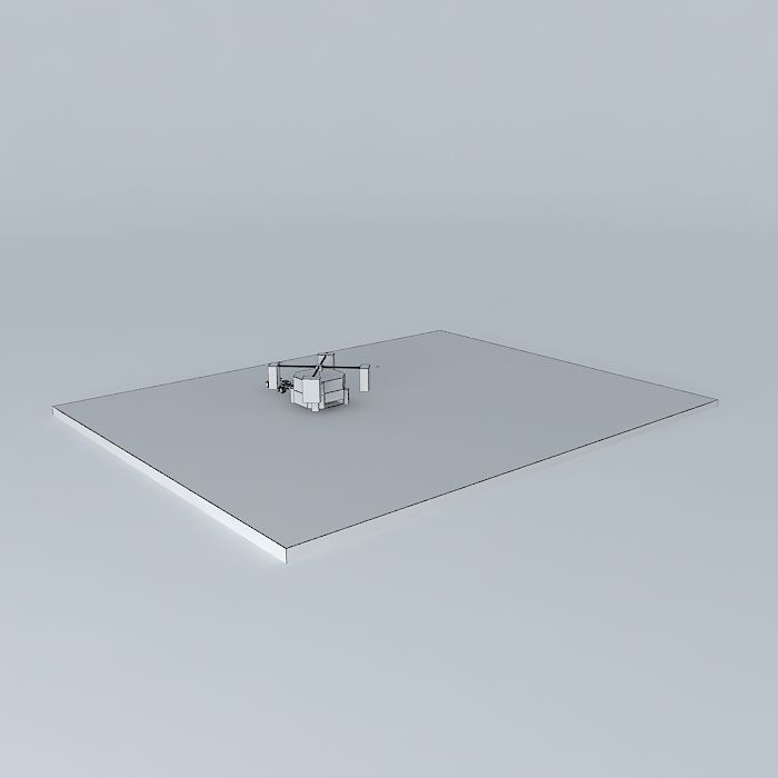 Landing Craft With Thrust and Stability Control Free 3D model_4