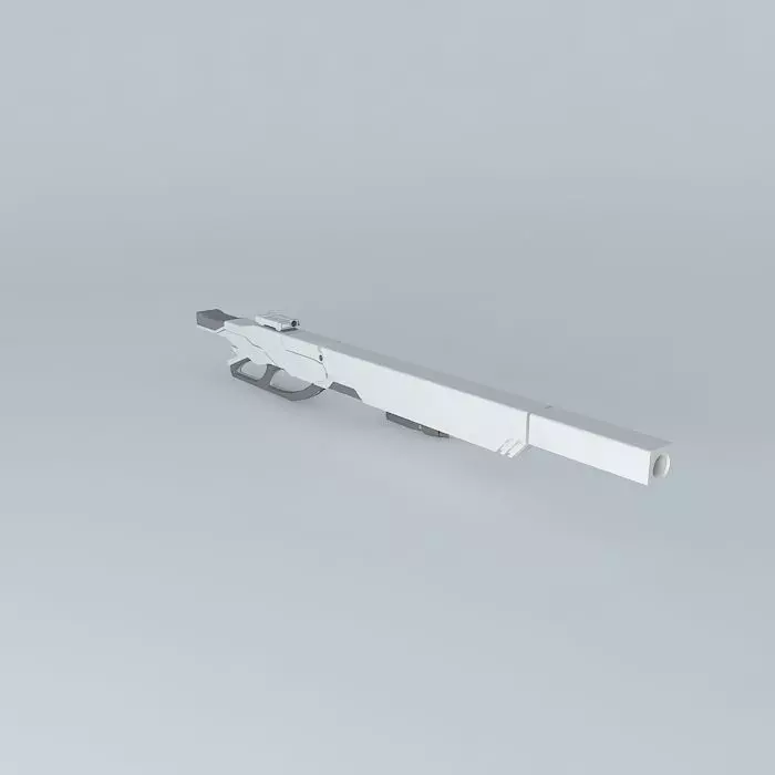 55 mm Anti-Materiel Sniper Rifle Free 3D model