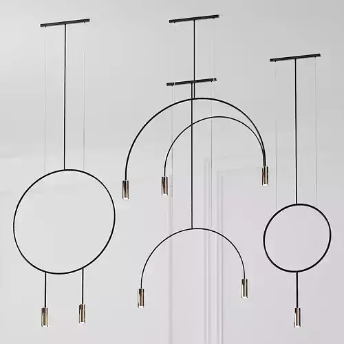 Revolta Pendant Lights 3D model
