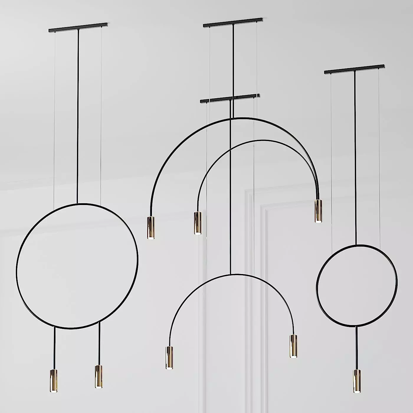 Revolta Pendant Lights 3D model