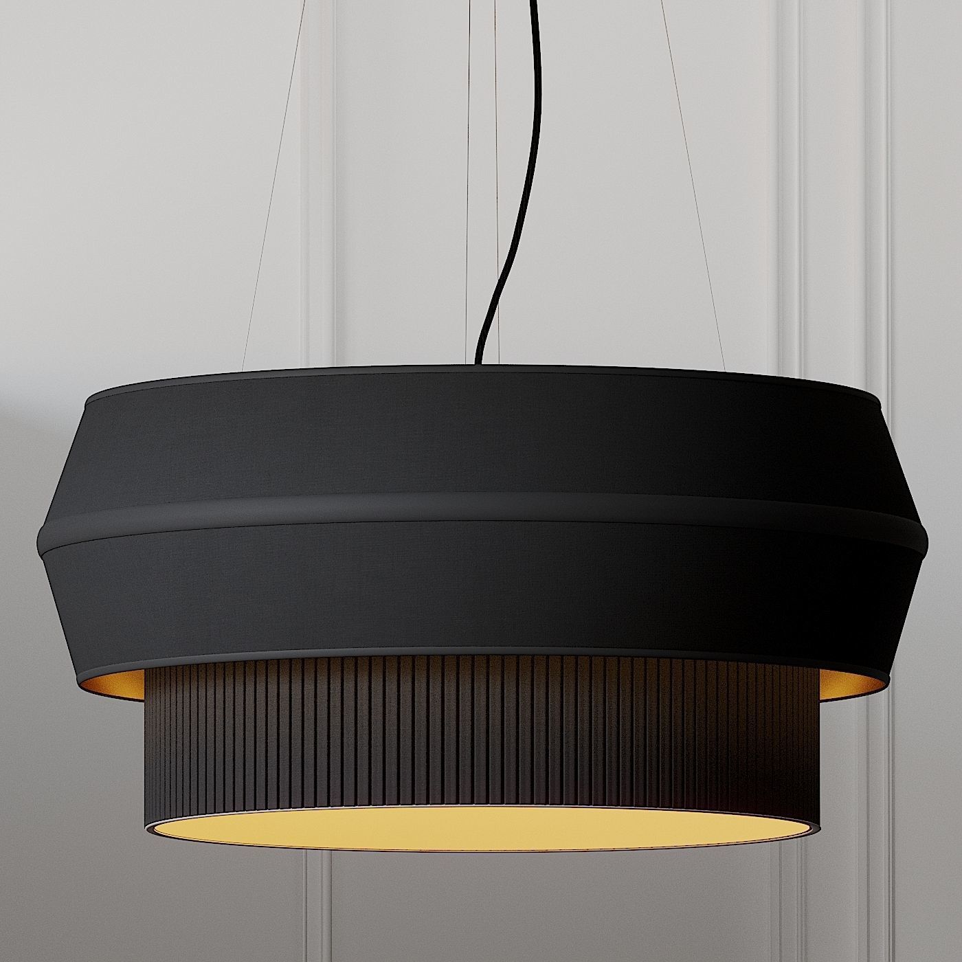 Delta IV-II-III Pendant Lights By Rich Brilliant Willing 3D model_1
