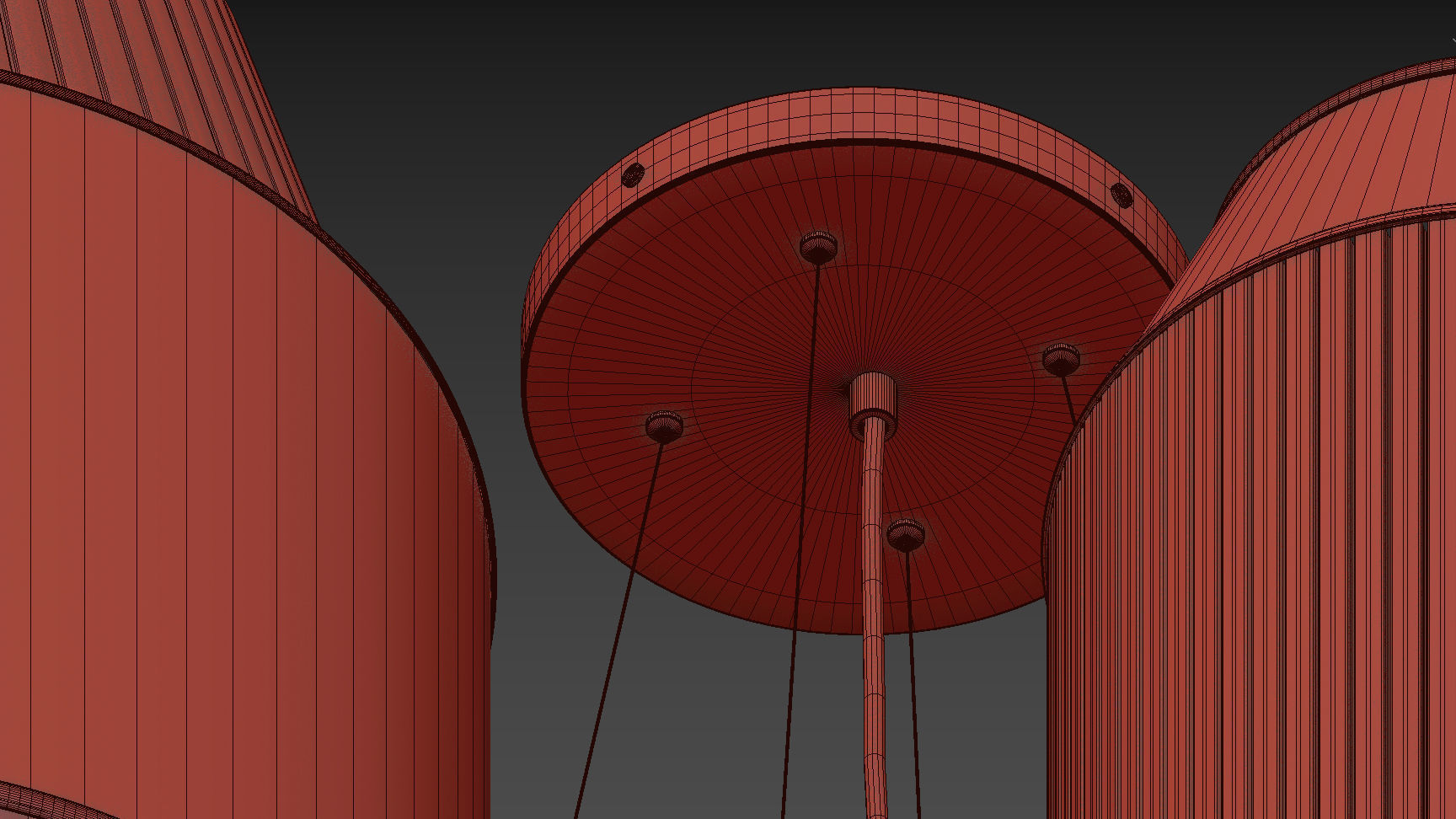 Delta IV-II-III Pendant Lights By Rich Brilliant Willing 3D model_3