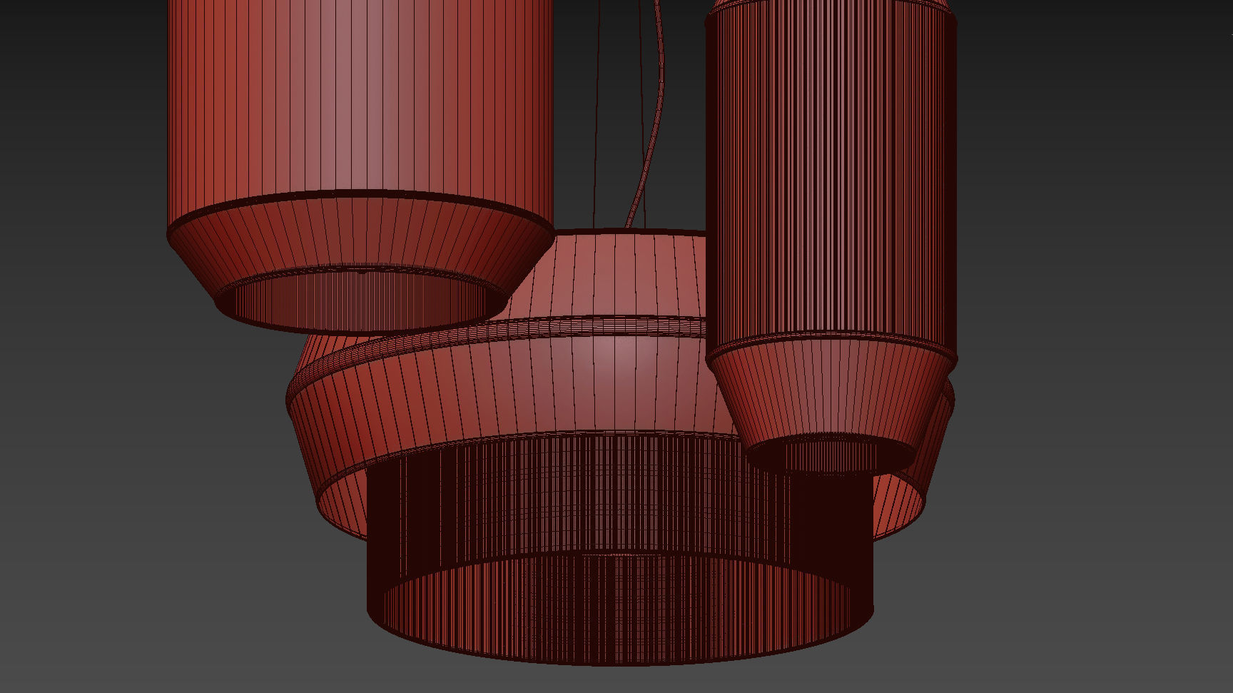 Delta IV-II-III Pendant Lights By Rich Brilliant Willing 3D model_7