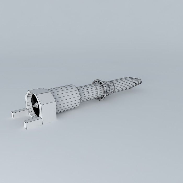 Jet Turbine  Free 3D model_3