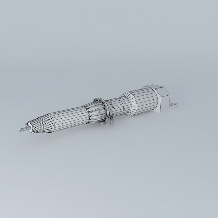 Jet Turbine  Free 3D model_4